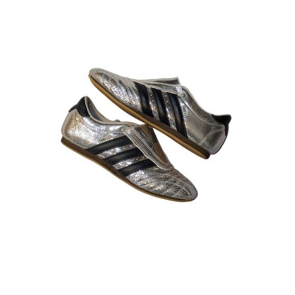 Adidas Taekwondo Silver Metallic Core Black Size women's 8.5 - Picture 4 of 14